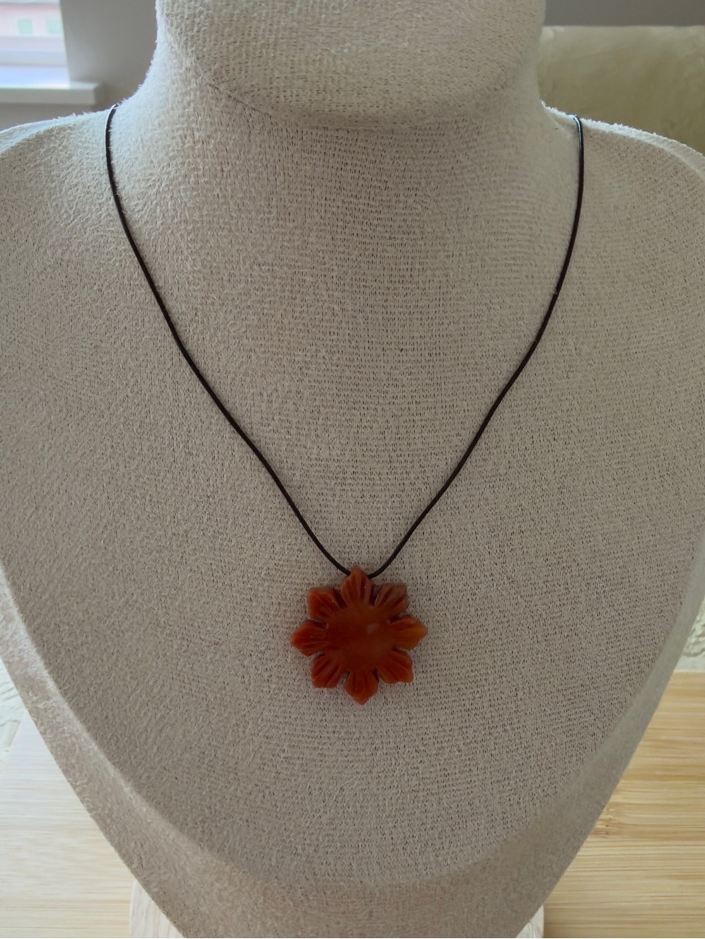 Burma Jade Sunflower Snowflake Philippine Sun Pendant